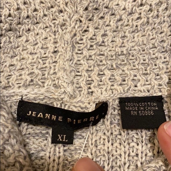 Cowl Neck Jeanne Pierre Sweater - Picture 3 of 3